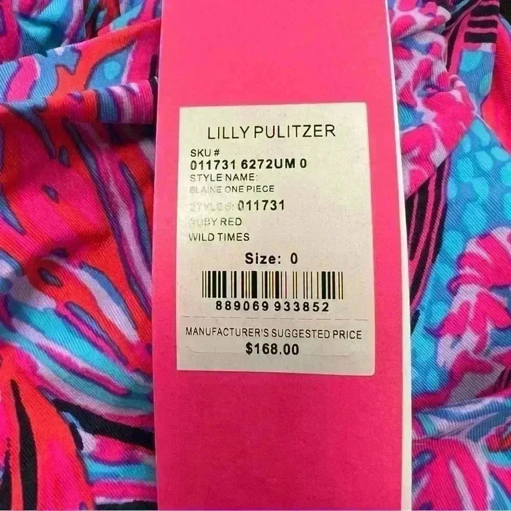 NWT Lilly Pulitzer Blaine One Piece Swimsuit Size 0